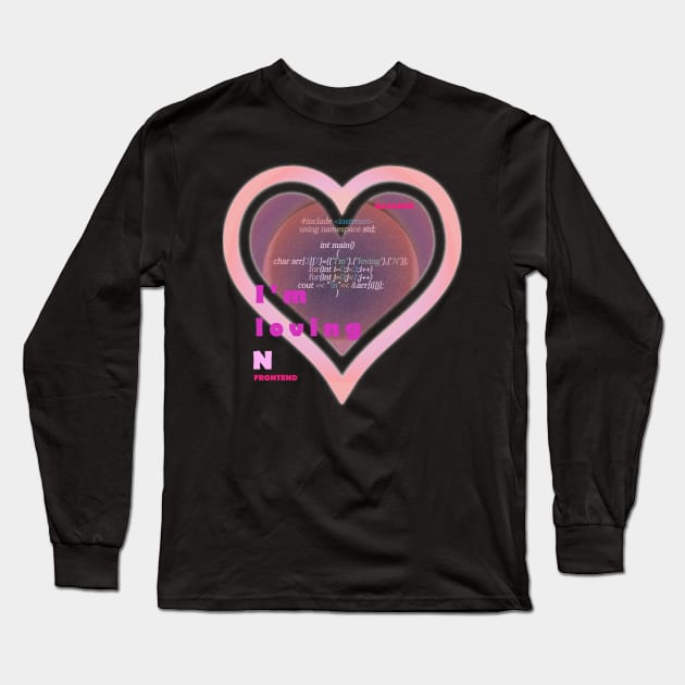 Valentine for N programmer Long Sleeve T-Shirt by GraphGeek